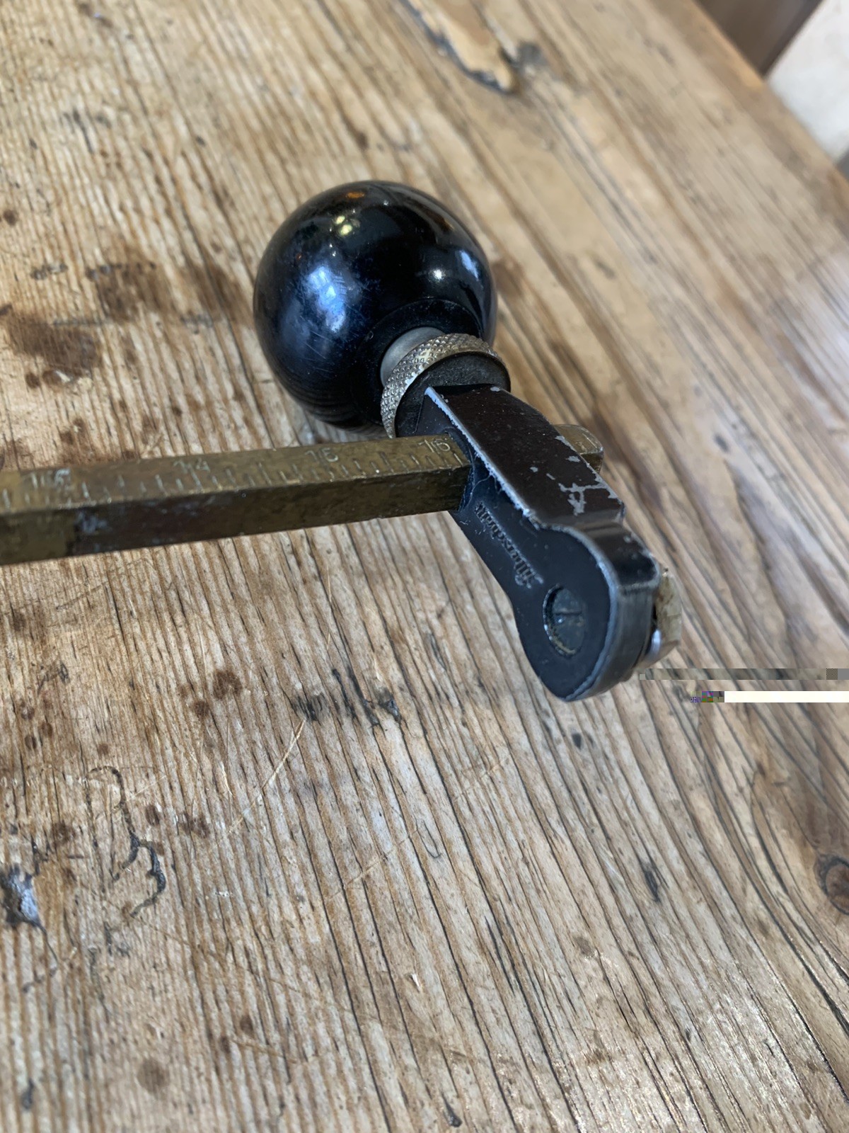 Vintage Brass Silberschnitt Glass Cutter