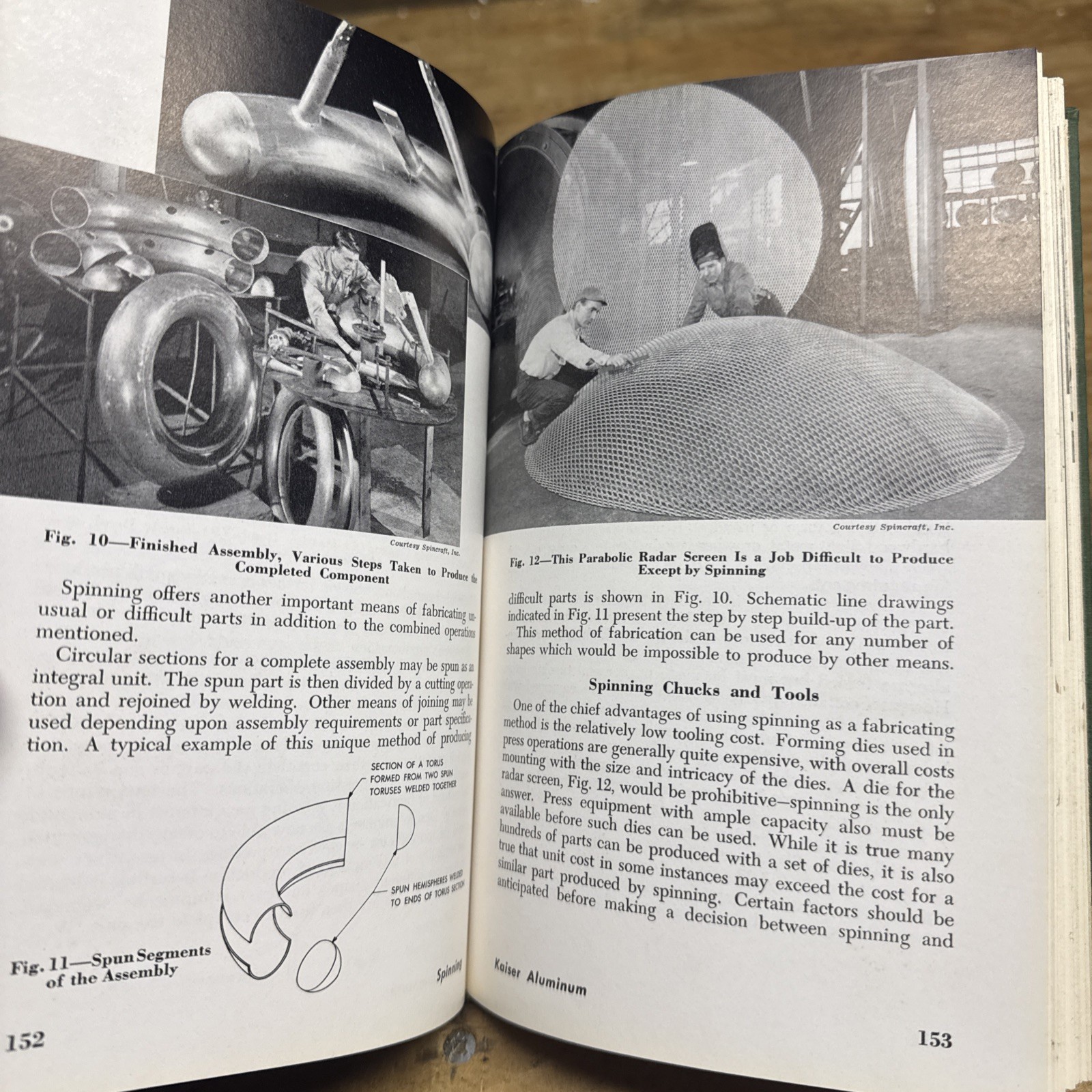 Vintage 1955 Machining Kaiser Aluminum Hardcover Book