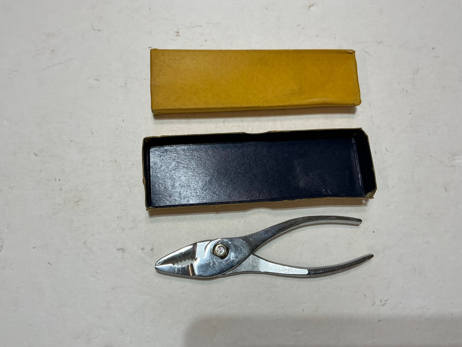 Vintage Fleet Tools Rare Thin Nose Slip Joint Pliers 3246 USA 🇺🇸 Excellent