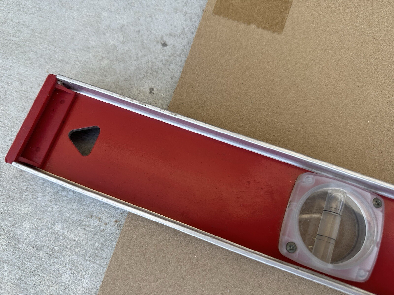Vintage Stanley Bubble Level 48″ No. 42-480 Aluminum Edges 4ft Made In USA