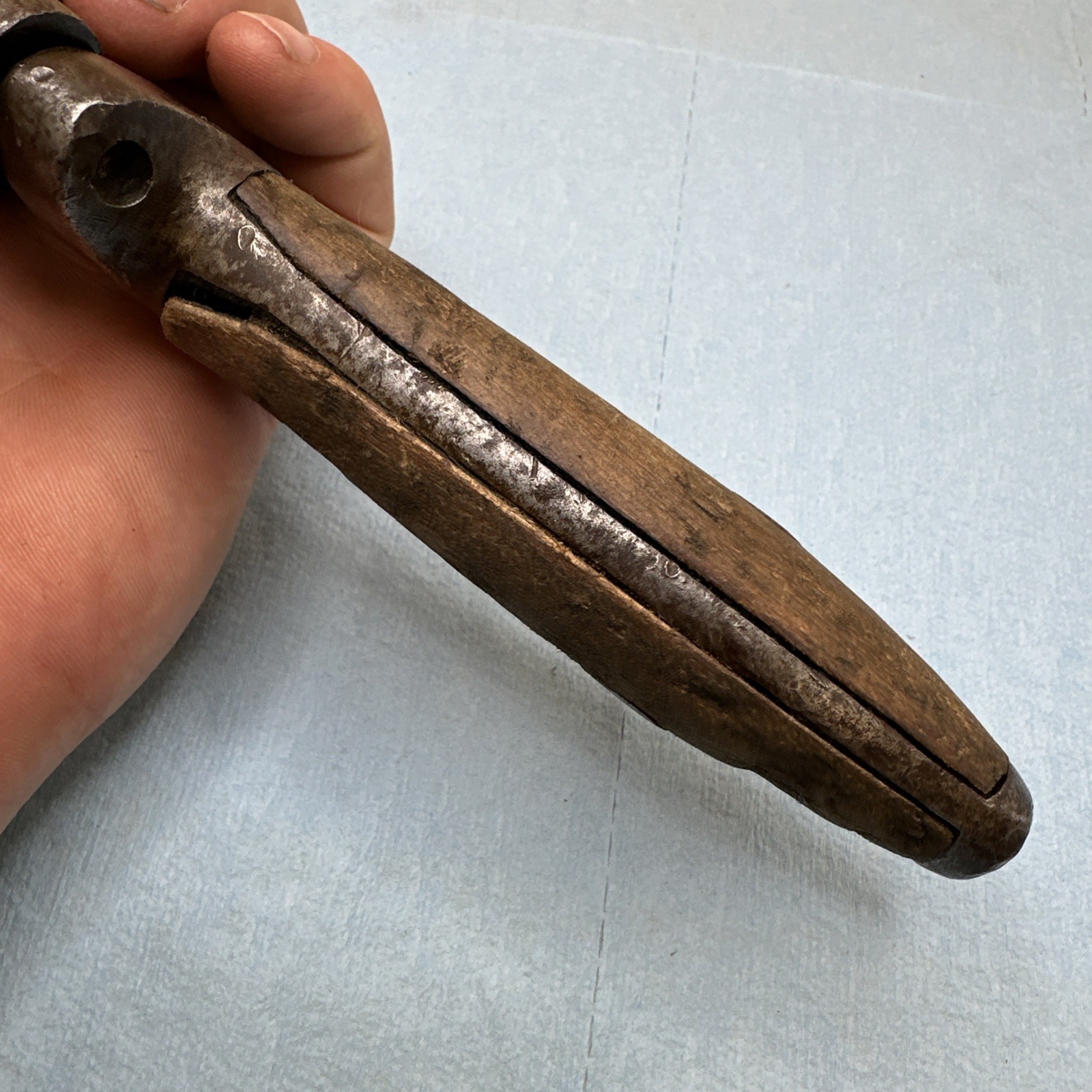 Antique P. S. & W. Co. 12” Solid Bar Pipe Wrench Pat. Jan. 14, 1896 Made In USA