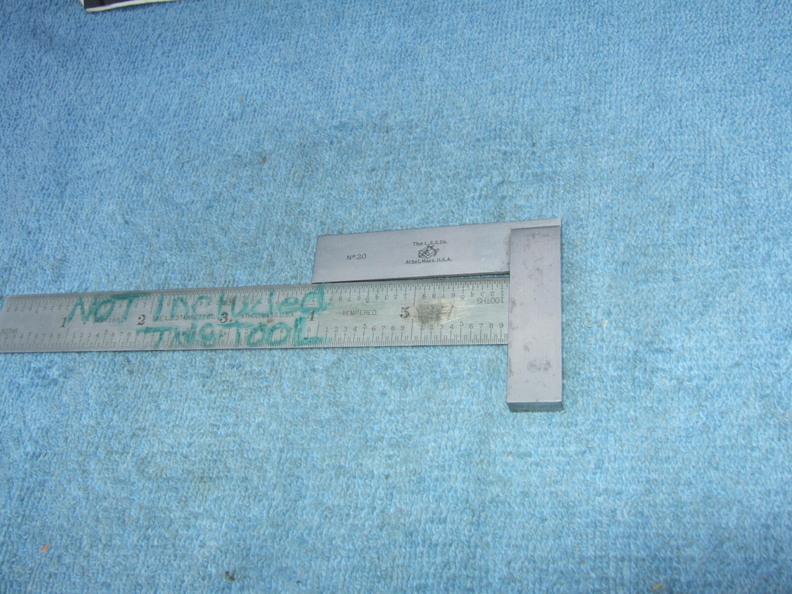 STARRETT No.20 VINTAGE OLD 2 In. SQUARE USA MACHINIST INSPECTION NO ENGRAVING 2B