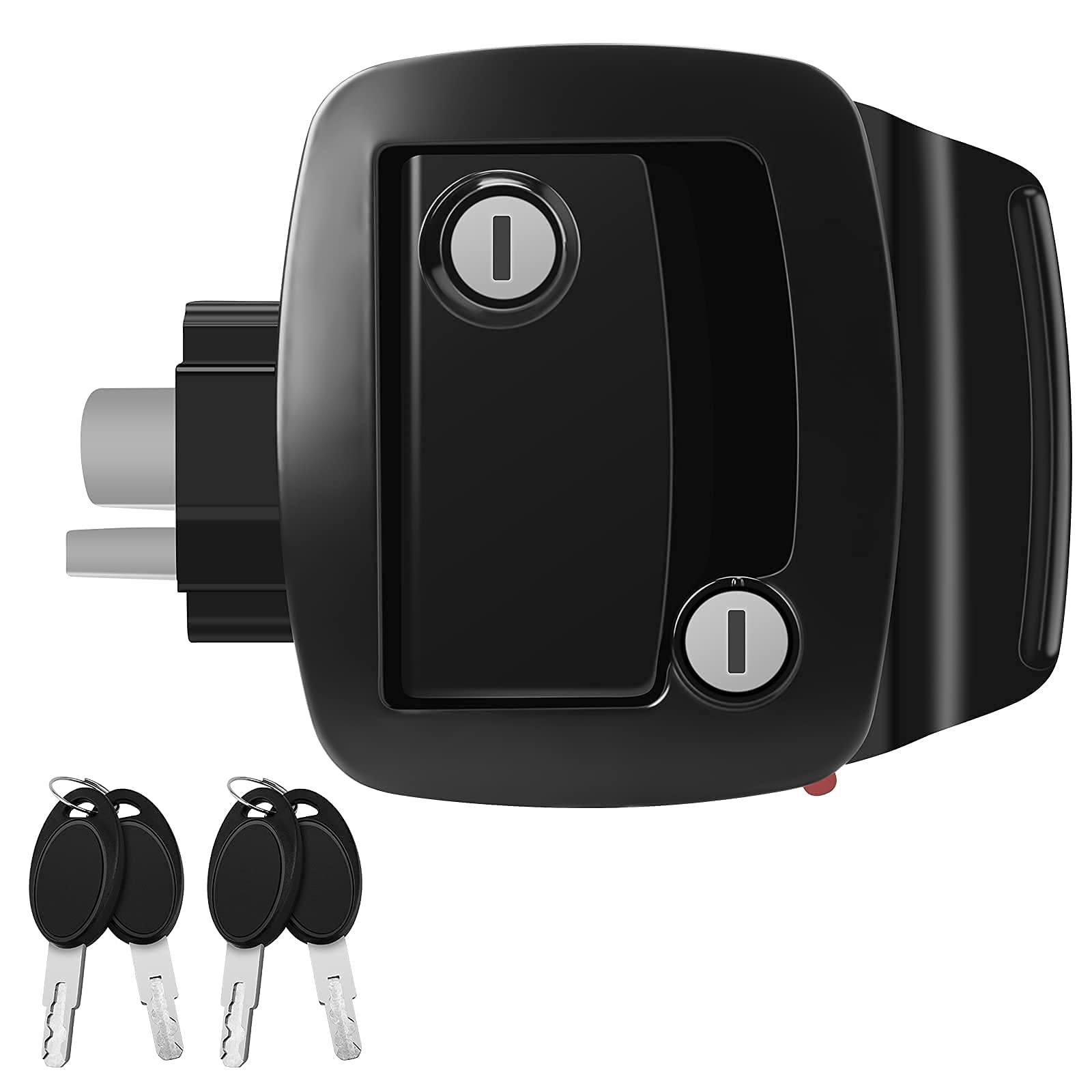 RV Entry Door Lock with Paddle Deadbolt, 100% Metal Camper Door Latch Handle,…