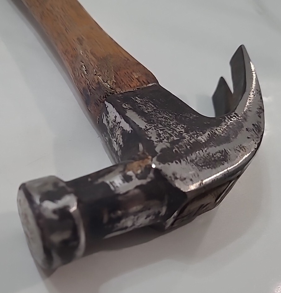Vintage Claw Hammer 16oz. Flame Seal 324 Hand Tool Old