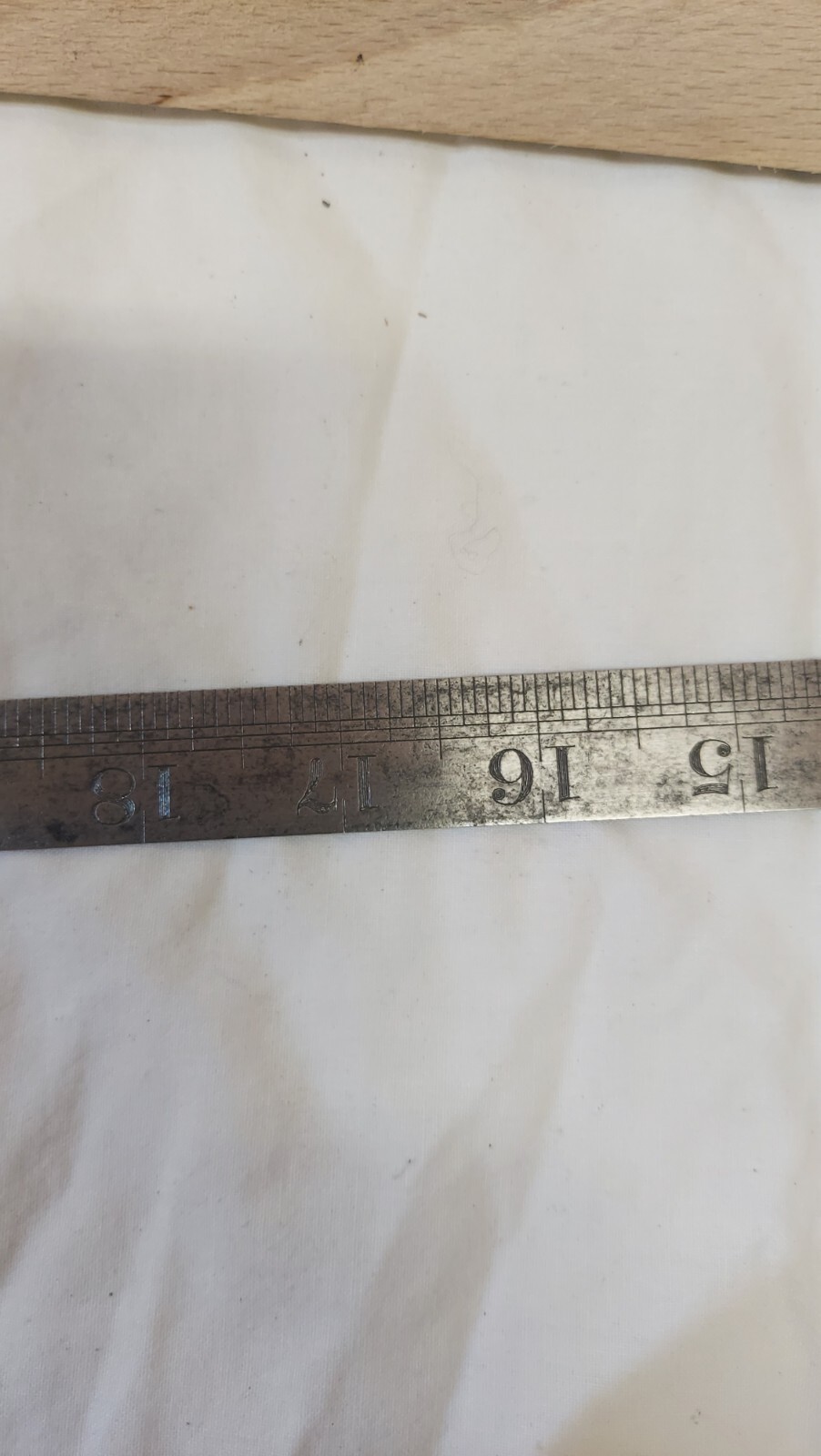 Vintage J Rabone And Sons No 164.steel Ruler.