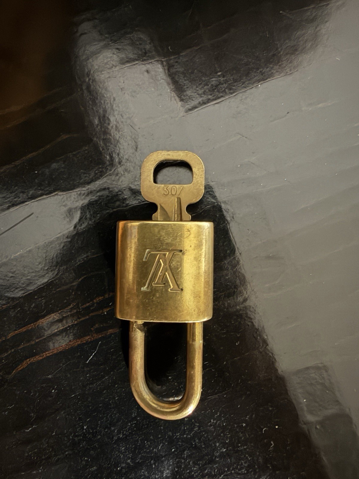 Louis Vuitton Luxury Playing Card (Single) + Brass LV Lock & Key Set – Authentic