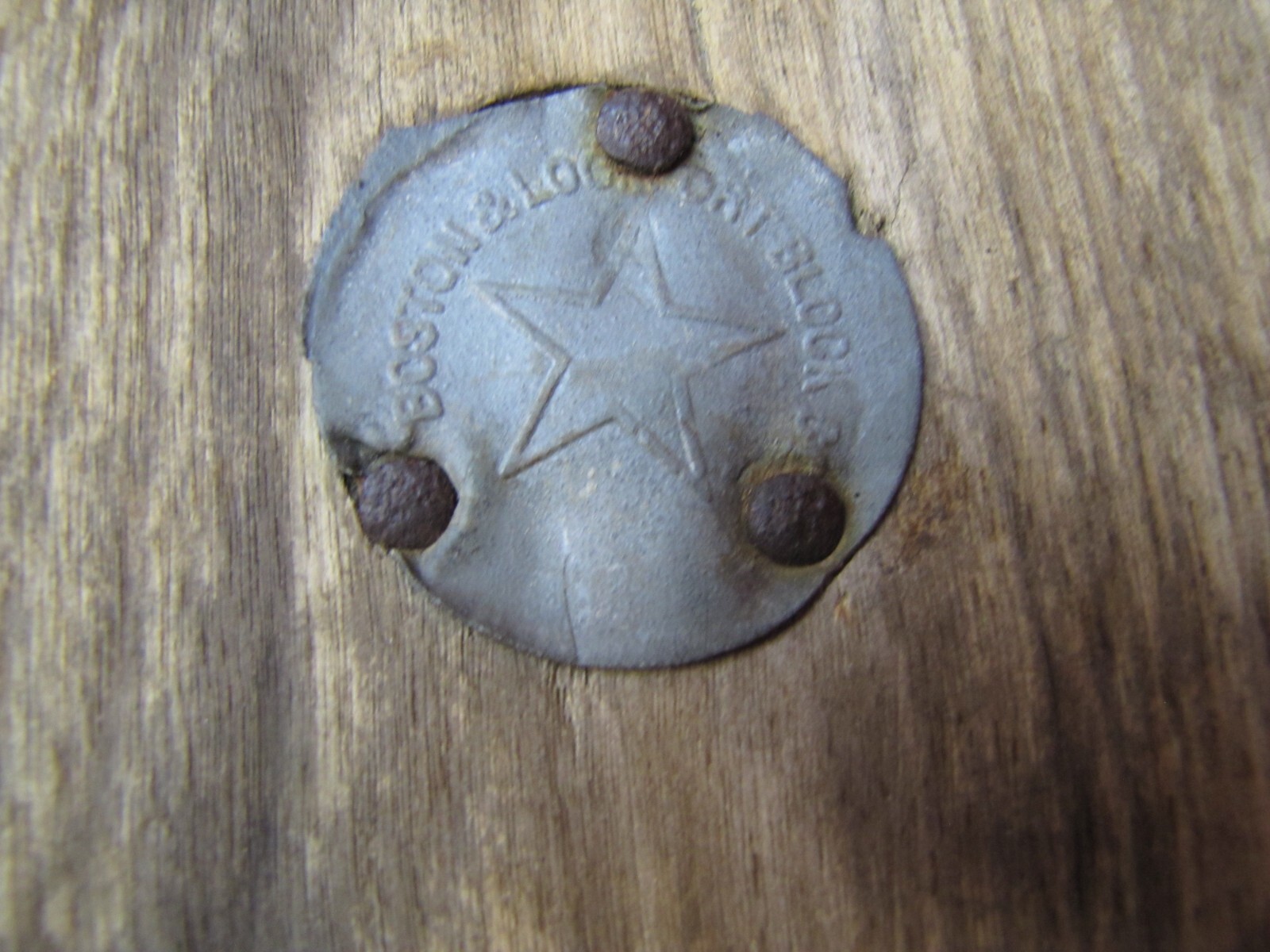 Large Vintage BOSTON & LOCKPORT BLOCK CO Block and Tackle Pulley