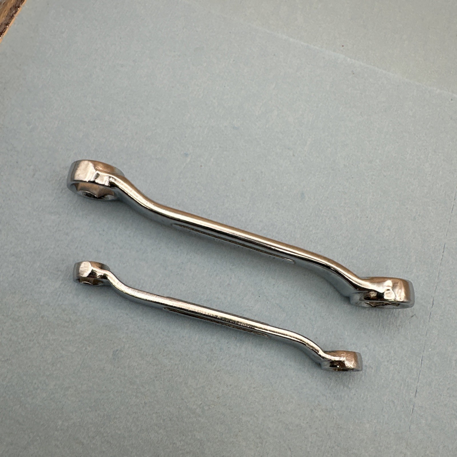 SK Tools USA – Two 6 Point Stubby Box Wrenches 3/8” X 7/16” & 5/8” X 11/16” Nice