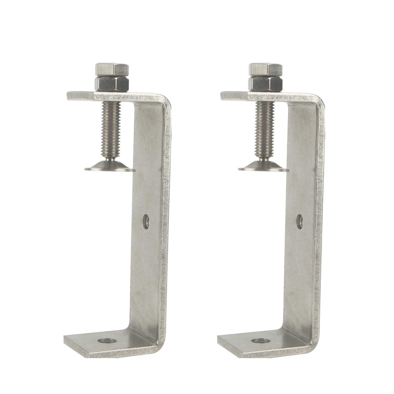 Heavy Duty C Clamps 4.6In for Mounting, Metal Stainless Steel U Clamp for Met…