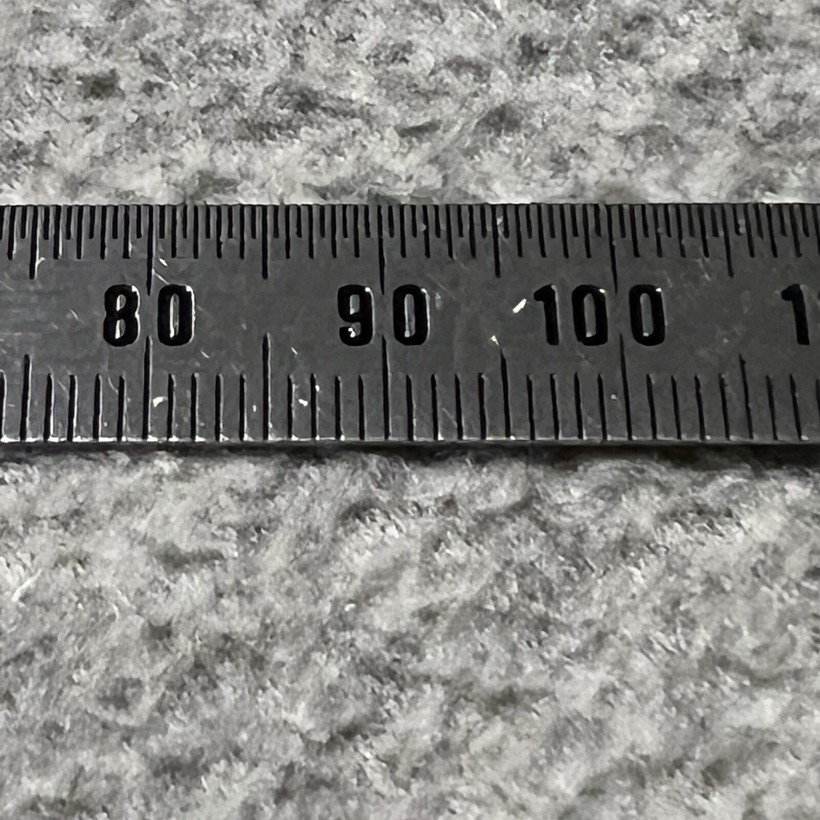 VTG General Metric Stainless Steel Pocket Ruler 6″ Flexible USA Tool, 1/2 & 1 mm