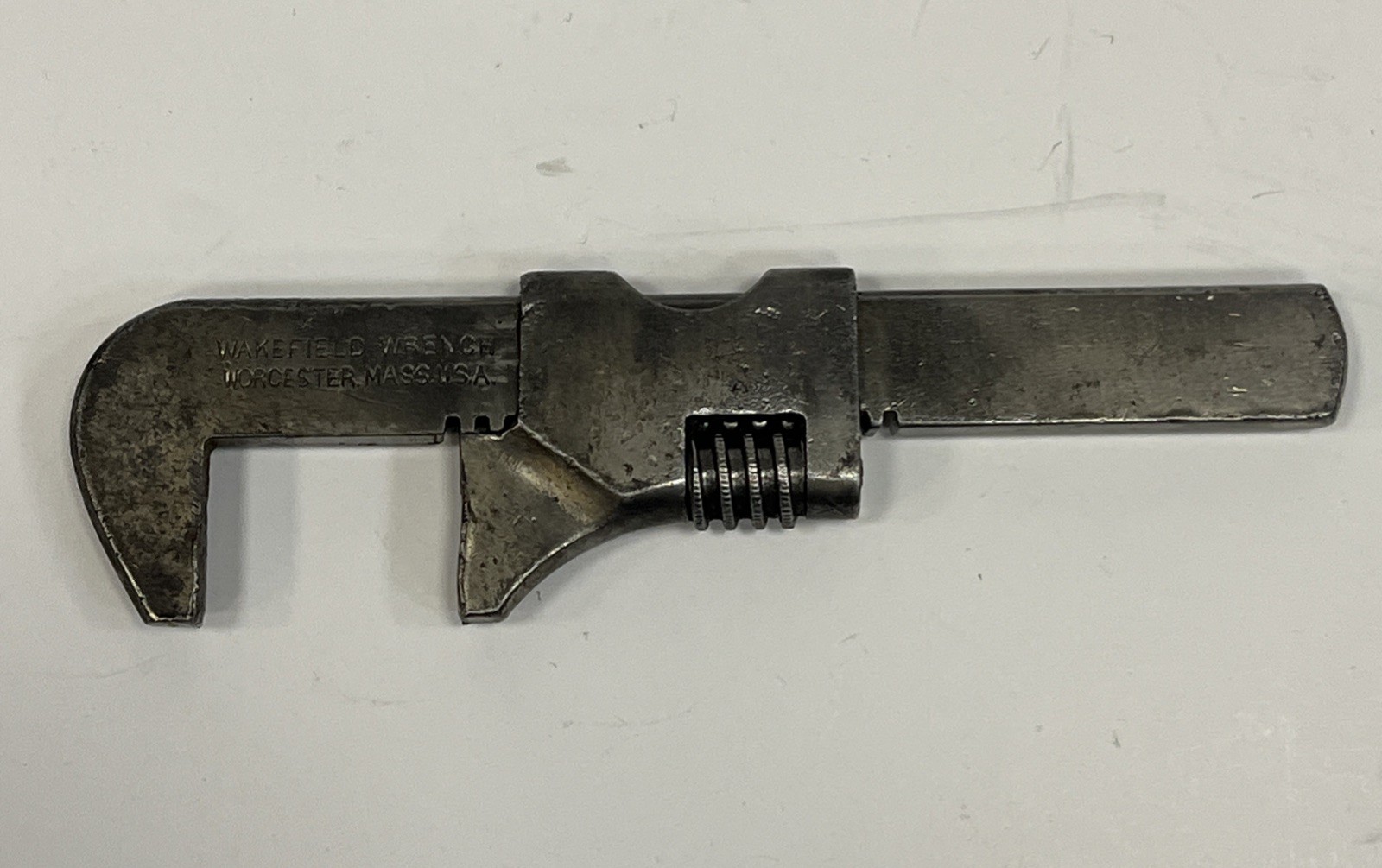 Vintage WAKEFIELD Bicycle Motorcycle Adjustable Wrench 5.5” Worcester Mass Tools