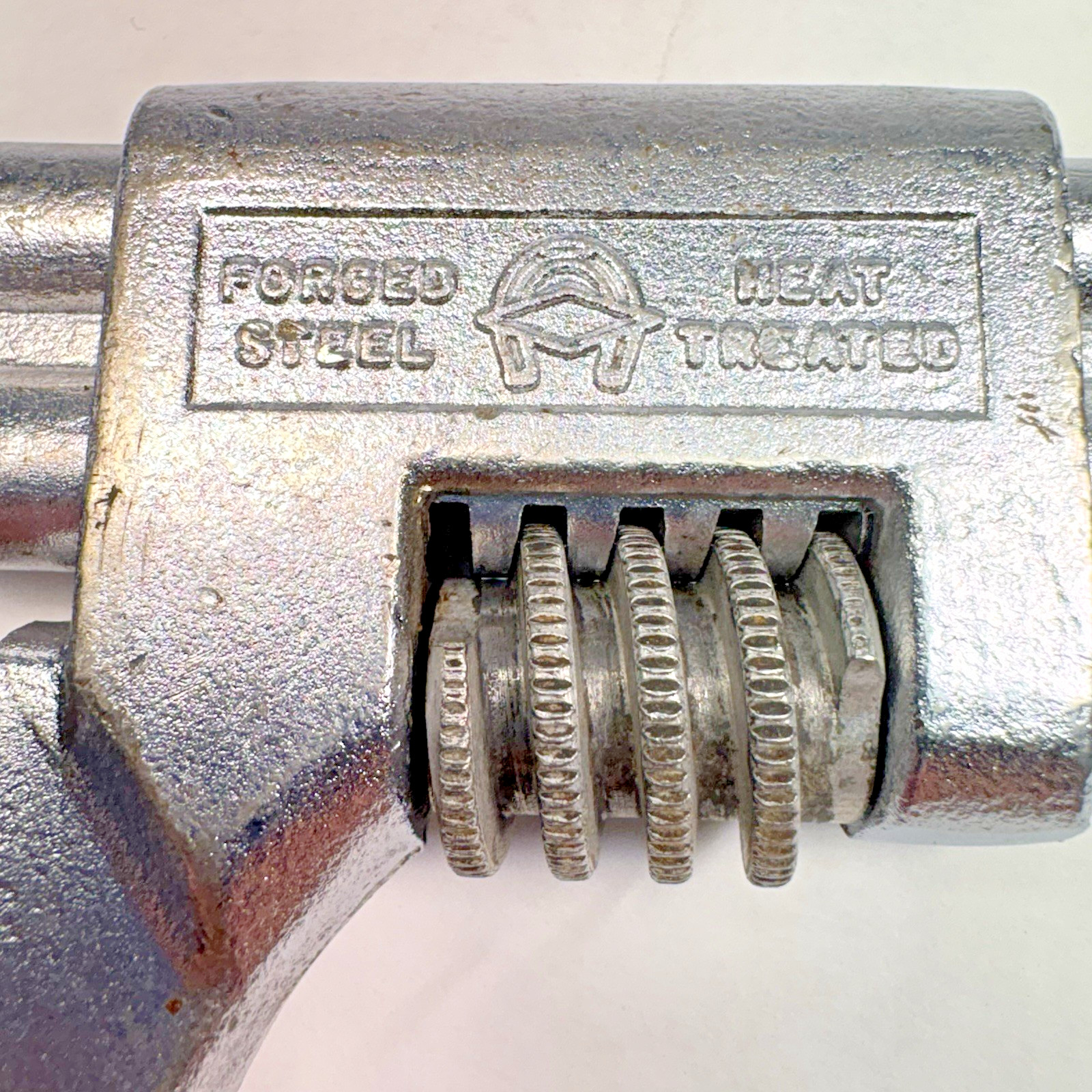 Vintage 11″ Diamond Tool & Horseshoe Co Adjustable Monkey Pipe Wrench C-711