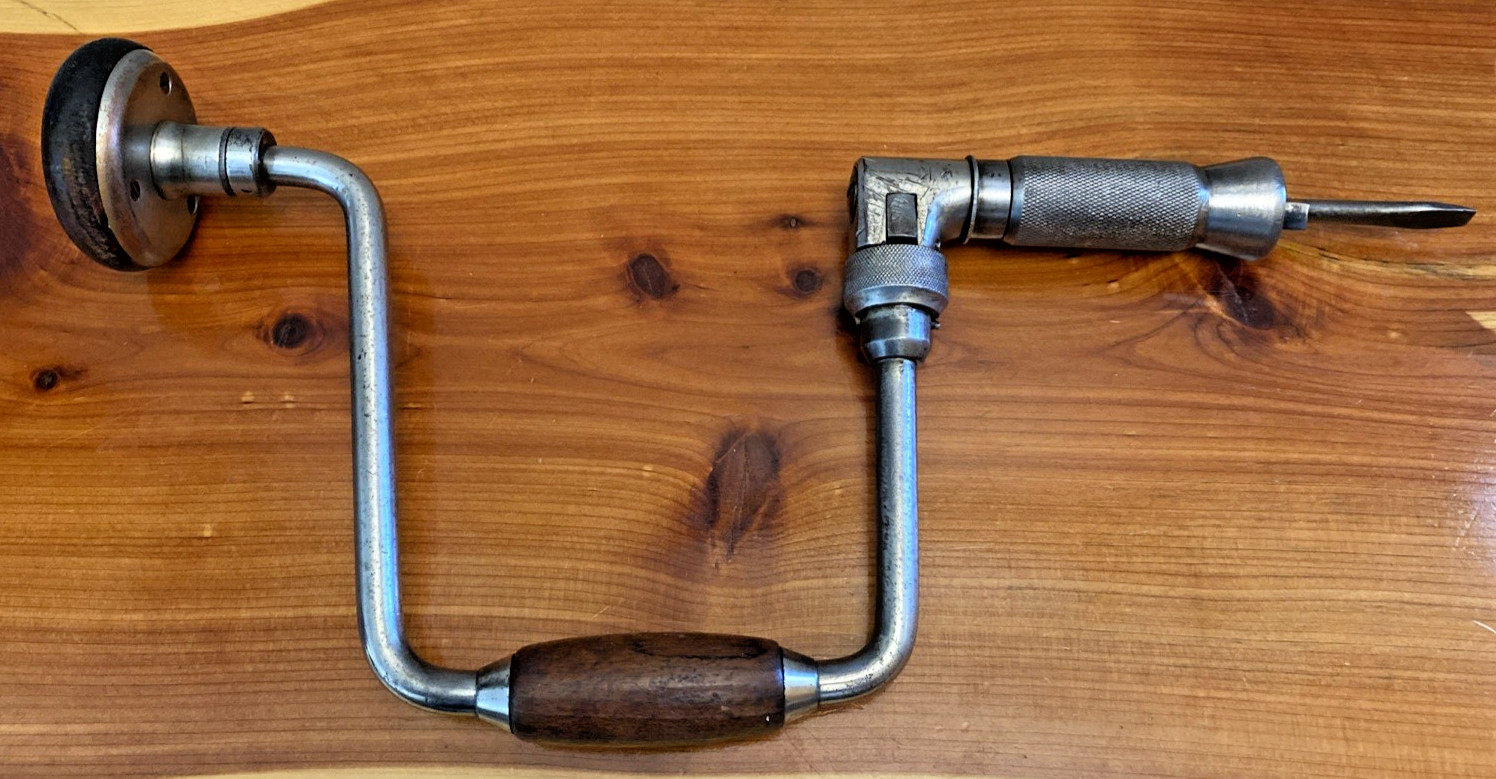 Vintage Lakeside Company Ratcheting Hand Drill 10” – Made in USA