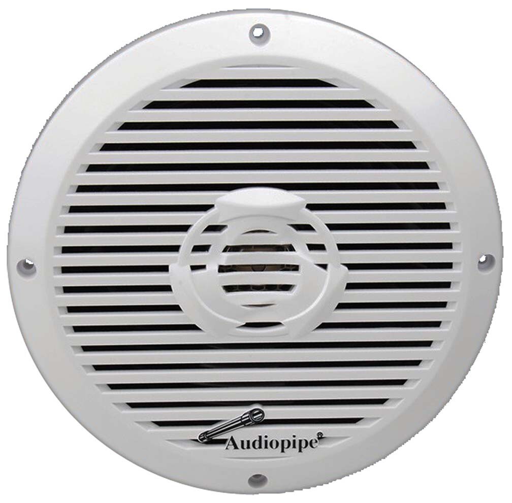 Audiopipe(Apsw8032T) 8″ 2-Way Coaxial Marine Speaker 350W White Apsw-8032T