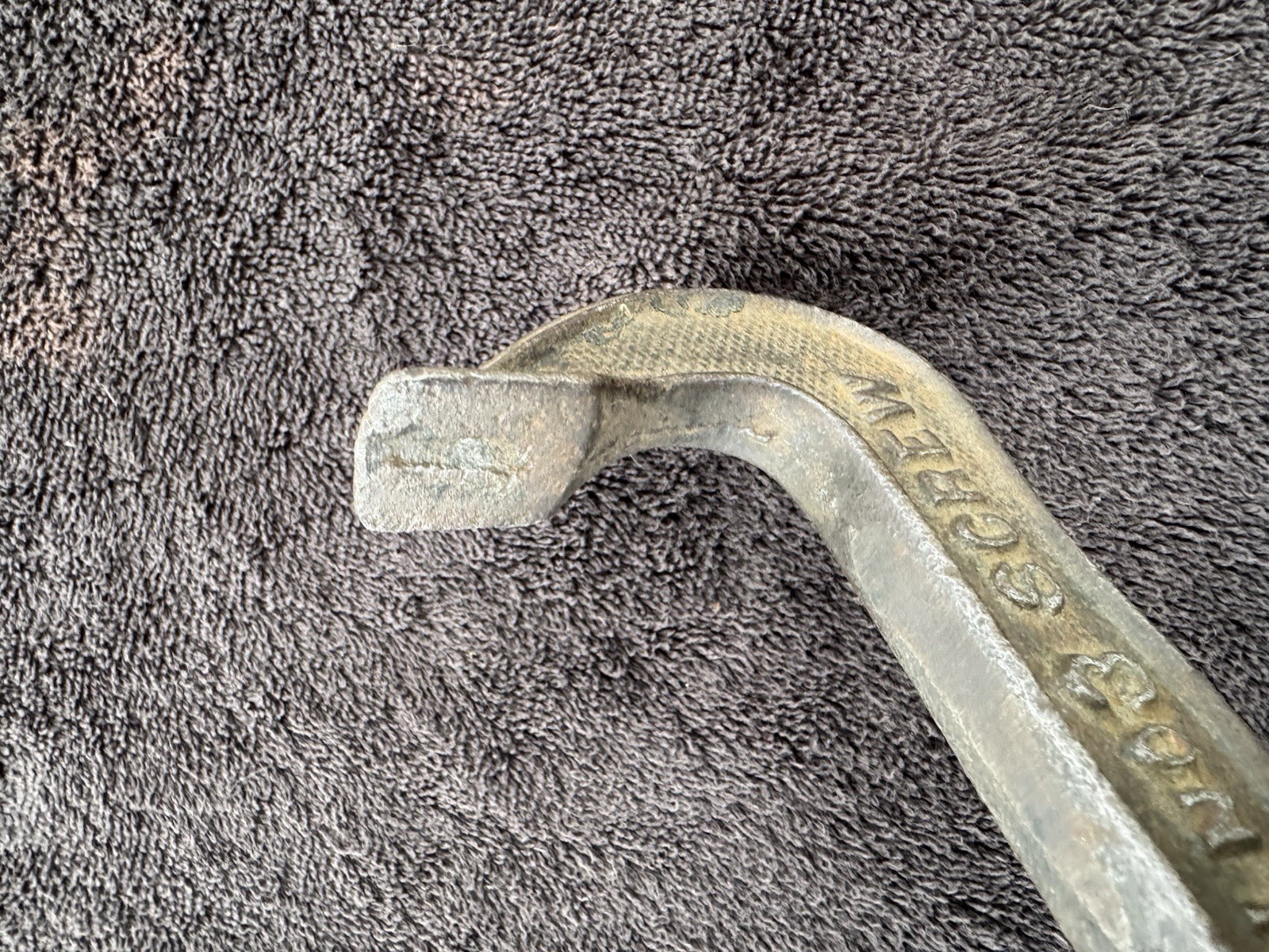 P.S.&W. Co. No. 3 Steel Screw C-Clamp Pat June Southington, Conn USA Star Mark