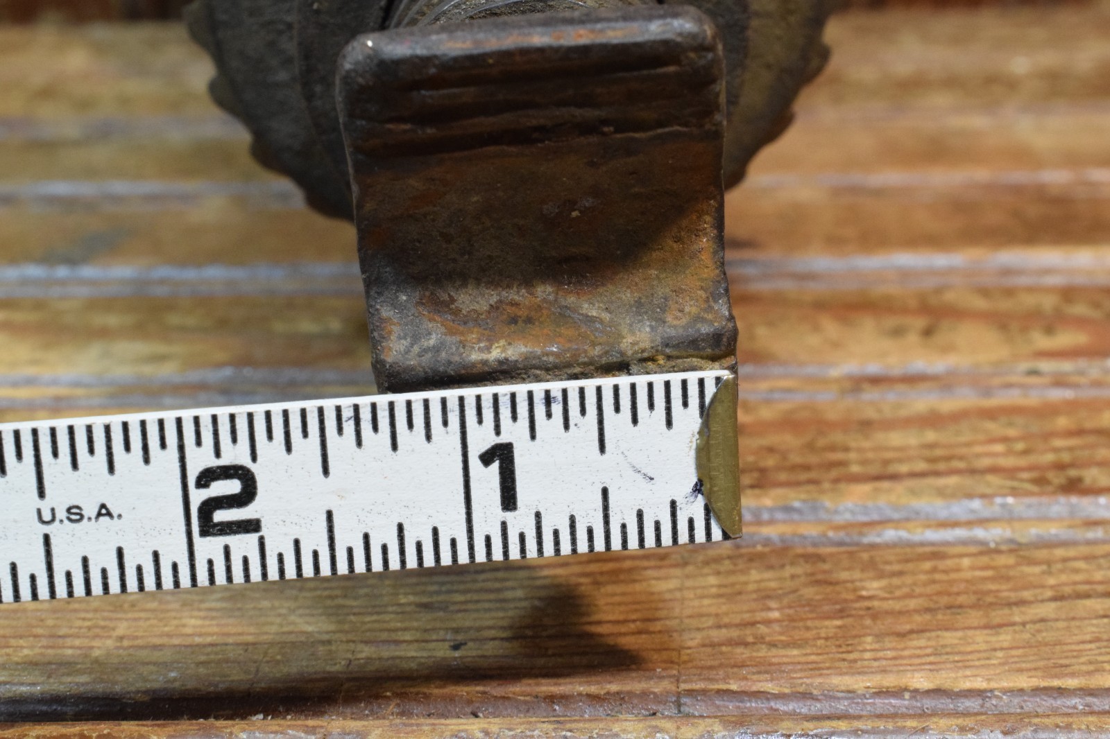 NATIONAL STANDARD BEVEL GEAR SCREW JACK FORGED IRON ANTIQUE 1910s PAT APPLIED