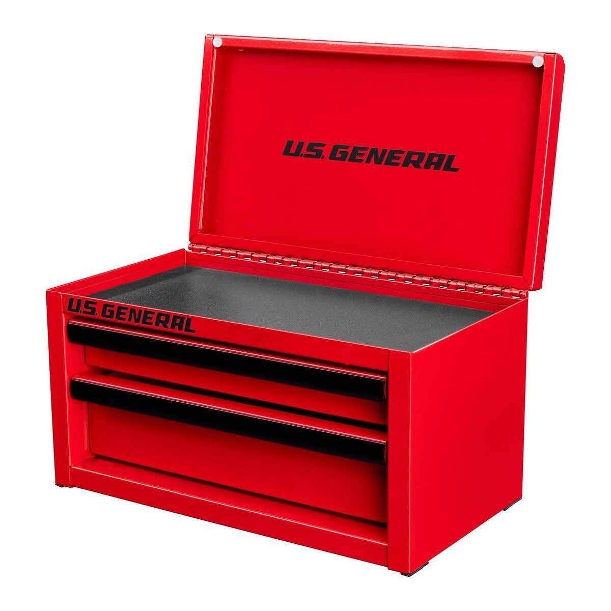 *NEW* U.S. GENERAL Mini Steel Toolbox, Red,*BRAND NEW IN THE BOX*