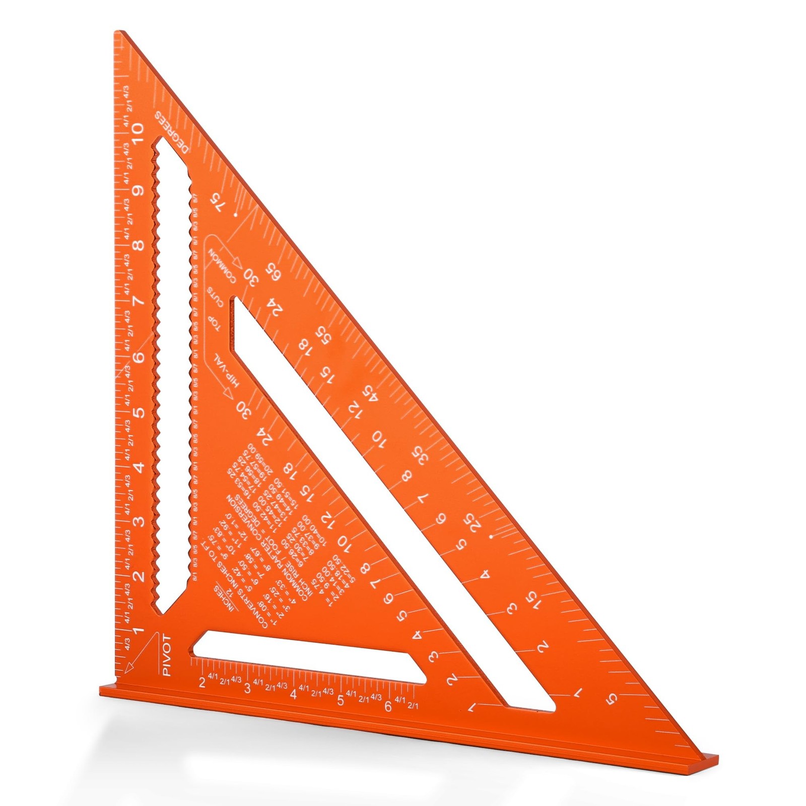 Aluminum 12 Inch Rafter Square, Carpenter Measuring Layout Tool, Alloy Metal …