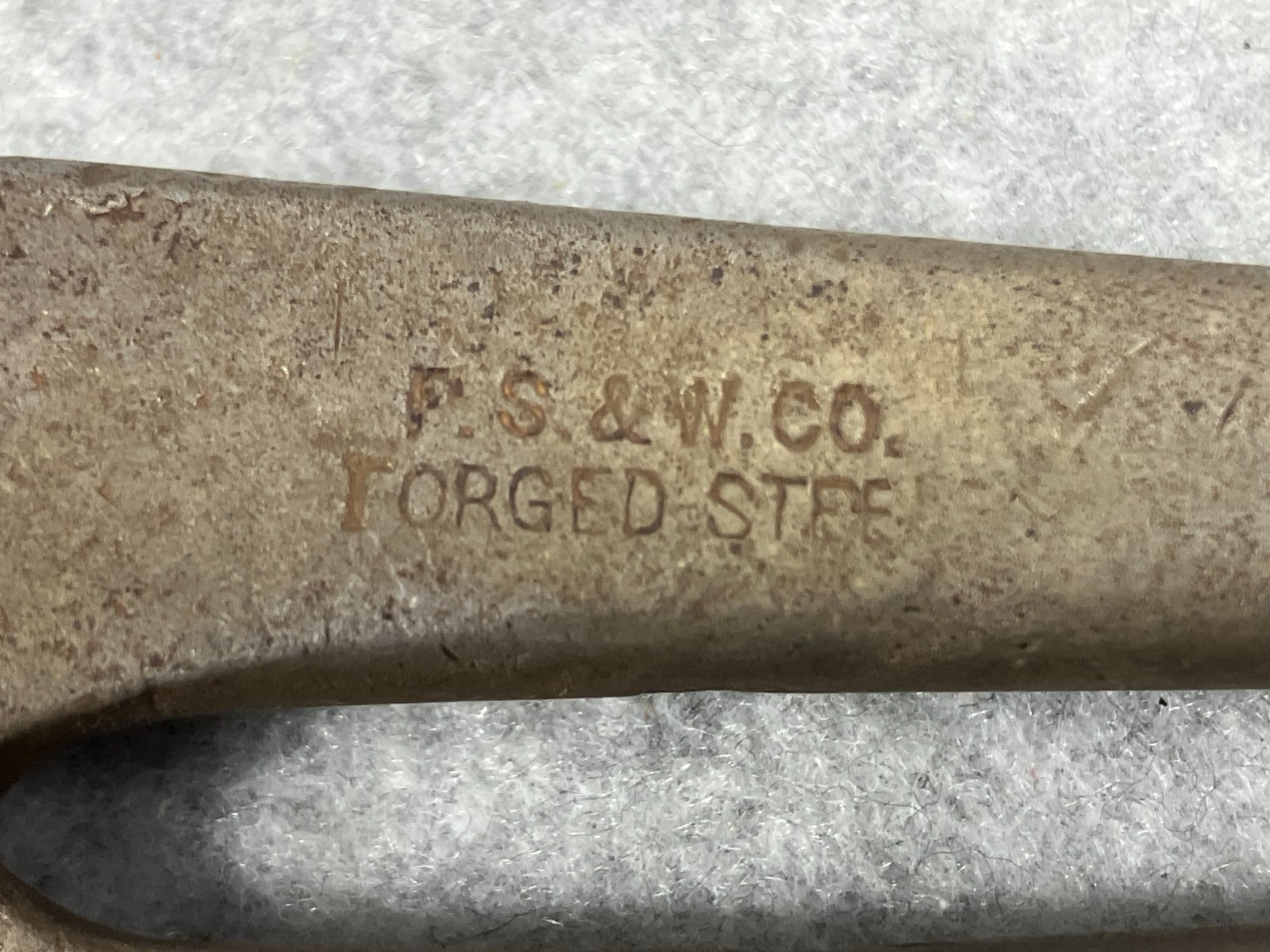 Vintage P. S. & W. Co. Forged Steel 8” Gas Burner Pliers