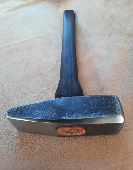Set of 2 Black Cross Peen Hammer -2.5 LB Iron Hammer