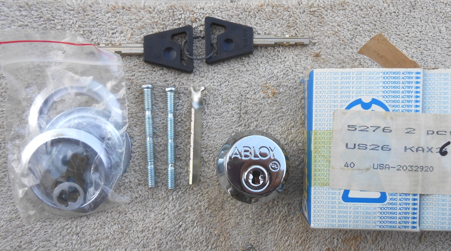 ABLOY mortise rim cylinder
