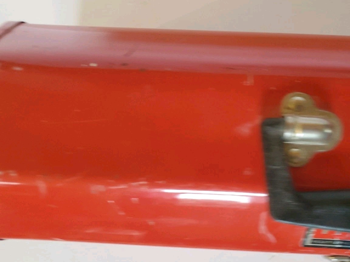 Vintage WI Waterloo Industrial Inc. Red Metal 20″ Carry-All Tool Box JL-51 EMPTY