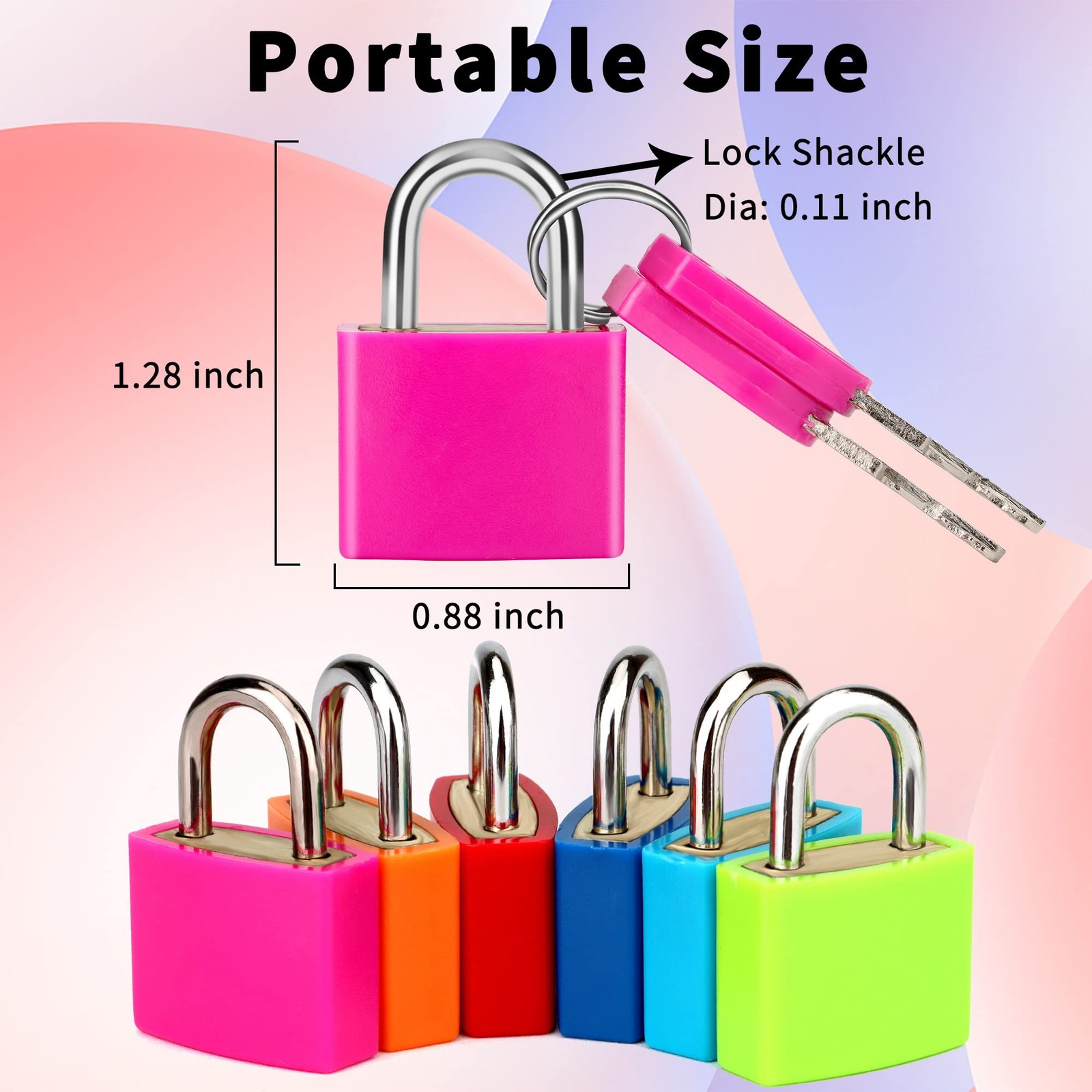 6 Pcs Suitcase Locks with Copper Keys Protect Your Belongings with ‘s Set of …