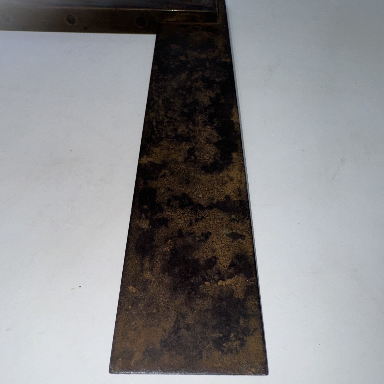 Vintage Stanley Brass Hardware with Wood Handle 6″ Carpenter’s Square
