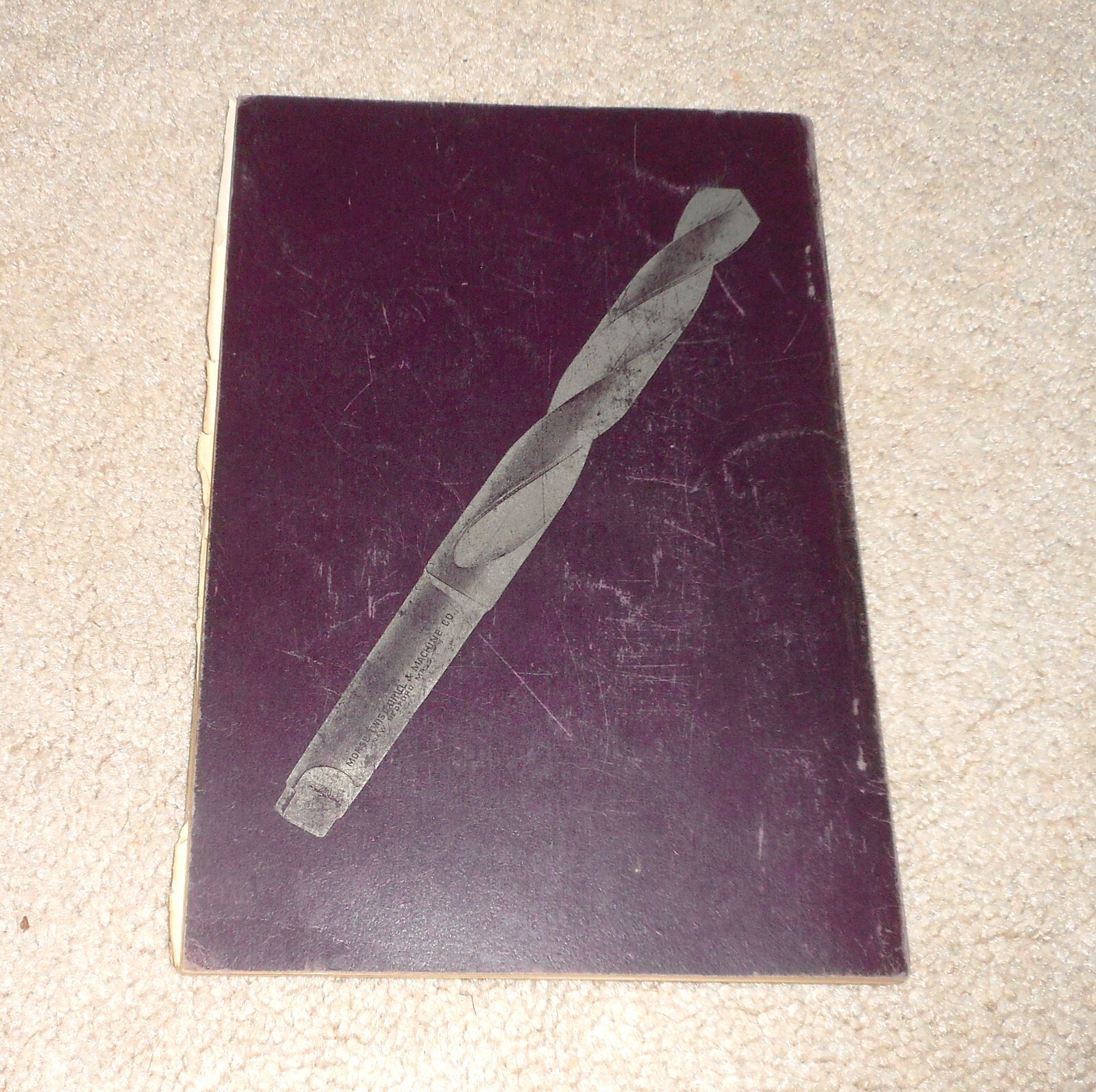 1898 MORSE TWIST DRILL & MACHINE COMPANY CO NEW BEDFORD MA TOOL SALES CATALOG
