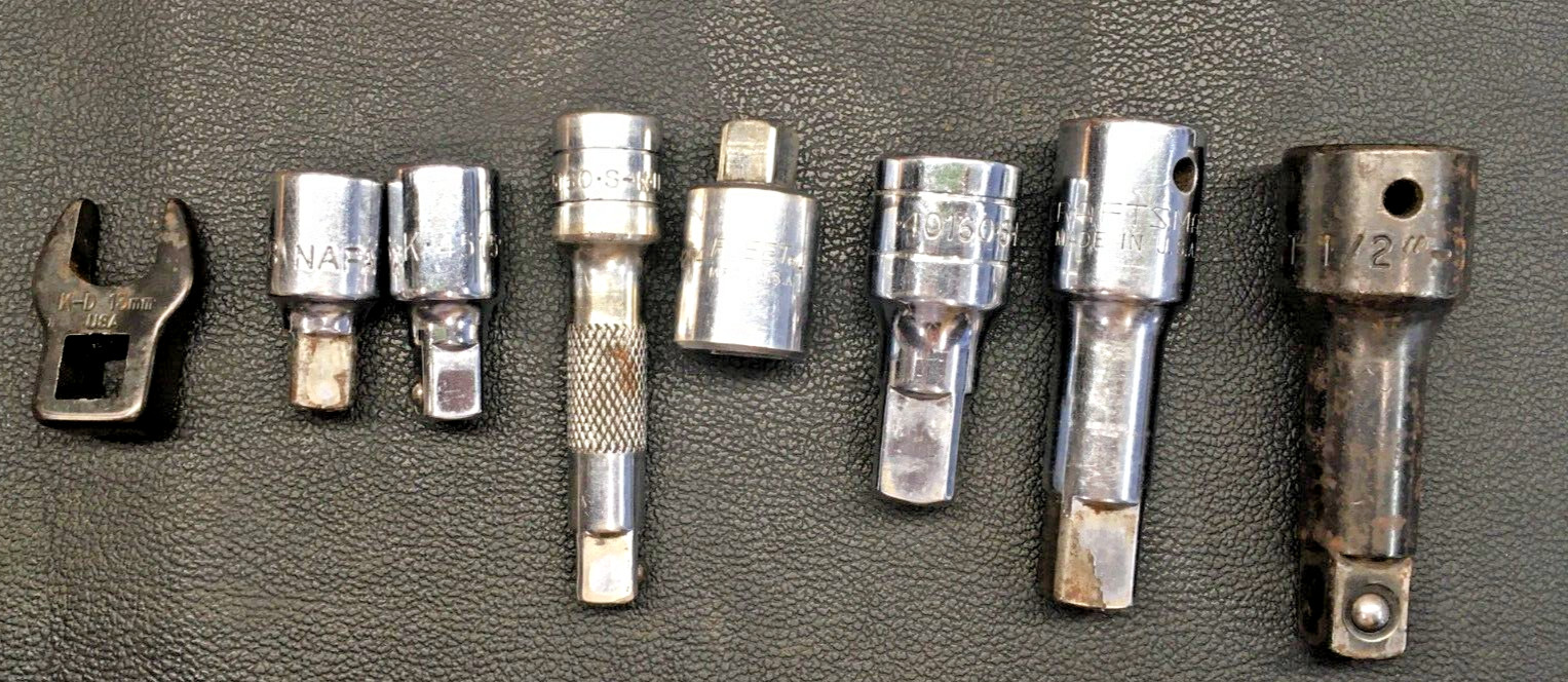 Craftsman Napa & SK Assorted Set of 8 Socket/Extensions 3/8″ Drive