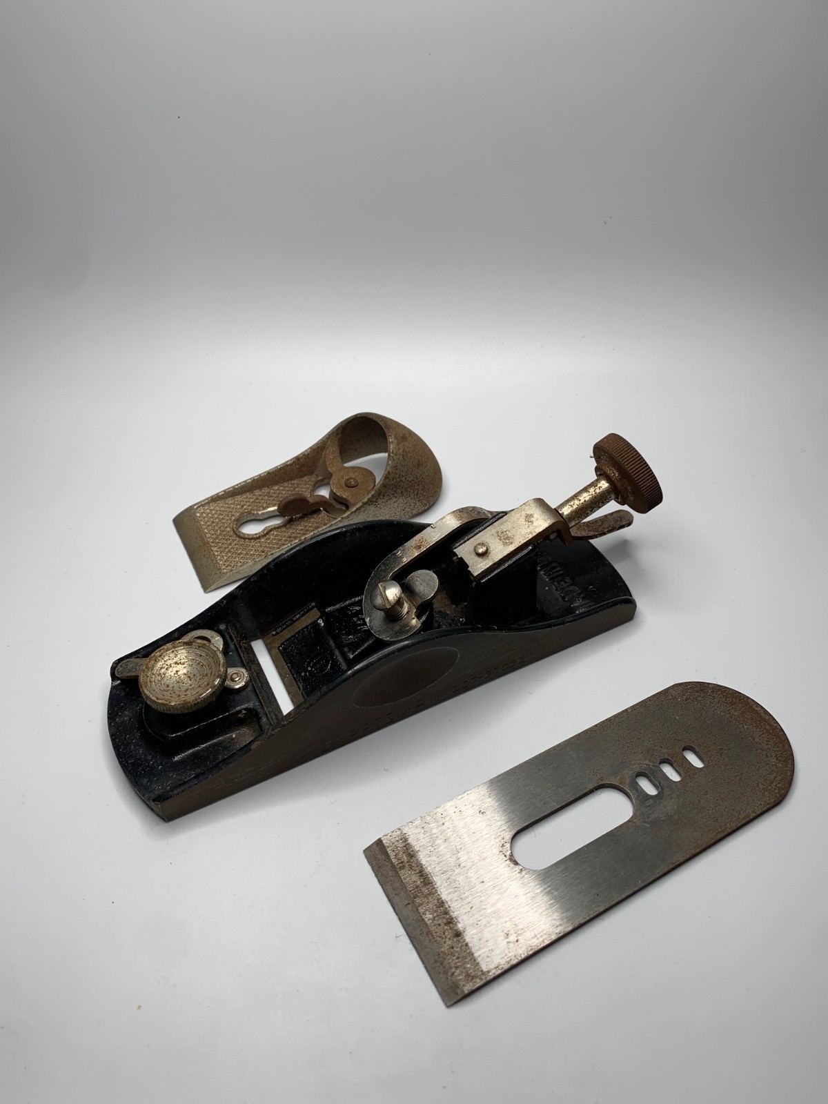 Vintage Craftsman 107-37032B Block Plane w/Adjustable Throat 6-1/4″ Long USA