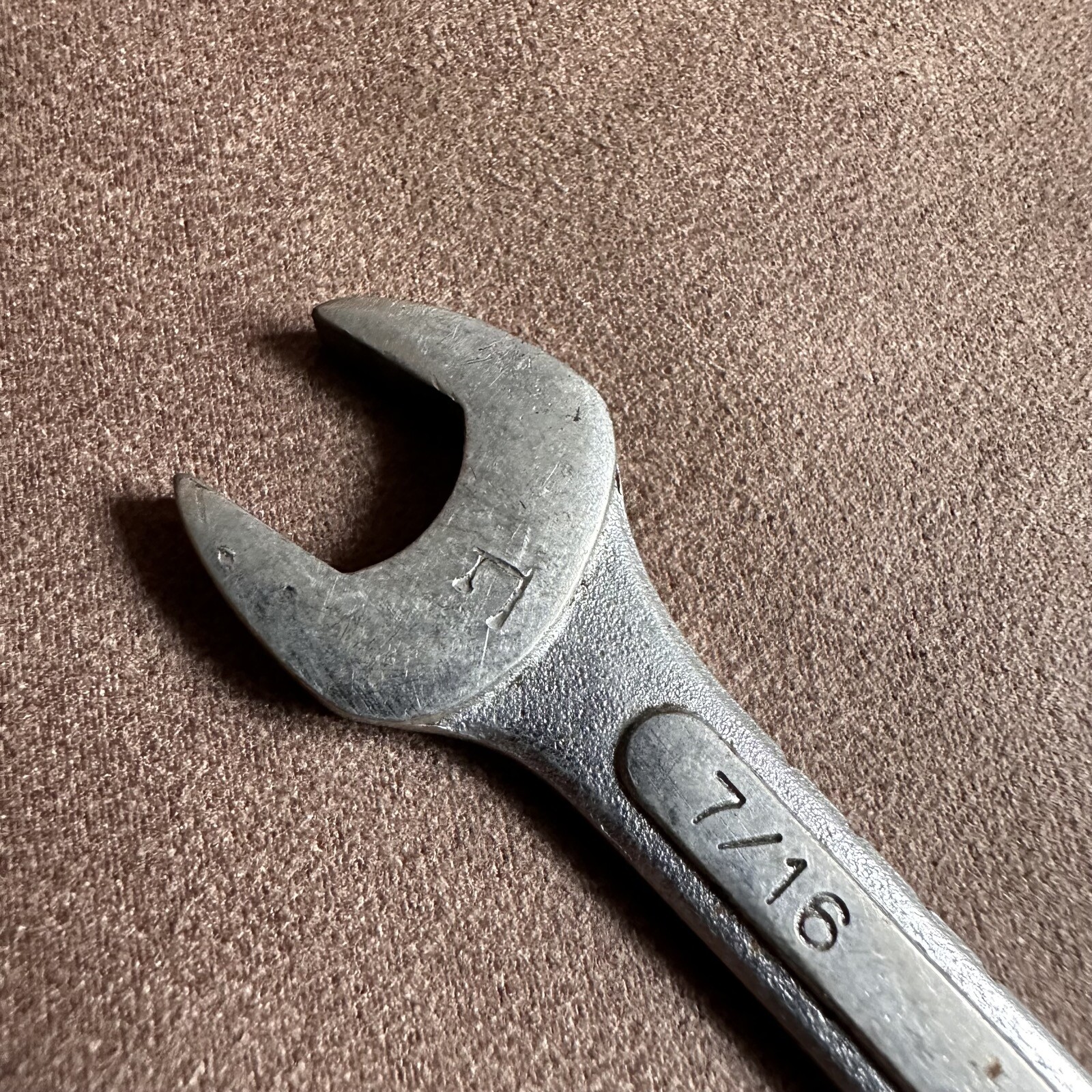 VINTAGE KINCROME JAPAN 7/16 x 7/16 AF COMBINATION RING 12 POINT SPANNER TOOL