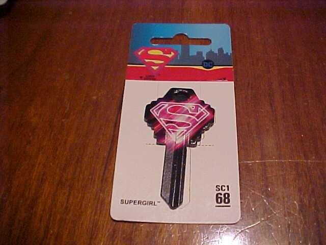 “CLEARANCE” SUPER GIRL PINKISH SC/1 Brand new uncut blank House Key
