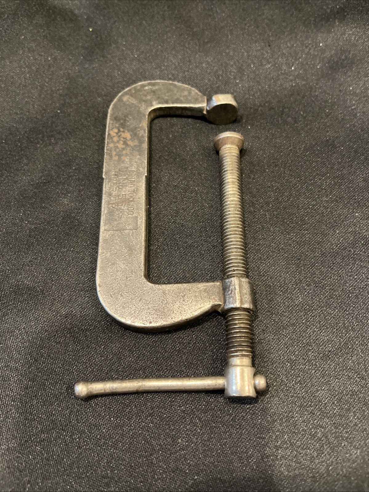VTG Cincinnati Tool Co. No. 55 Super Jr. Forged Steel C-Clamp USA Great Tool