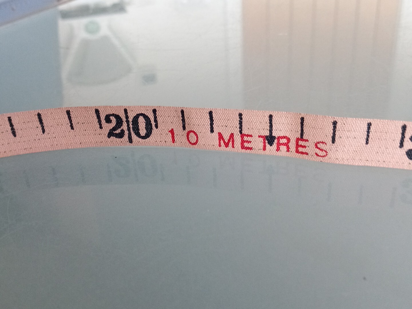 Vintage HB Tape Measure 33 FT 10 Metres Aiqubi Brand Bakelite.Case China.VGC.