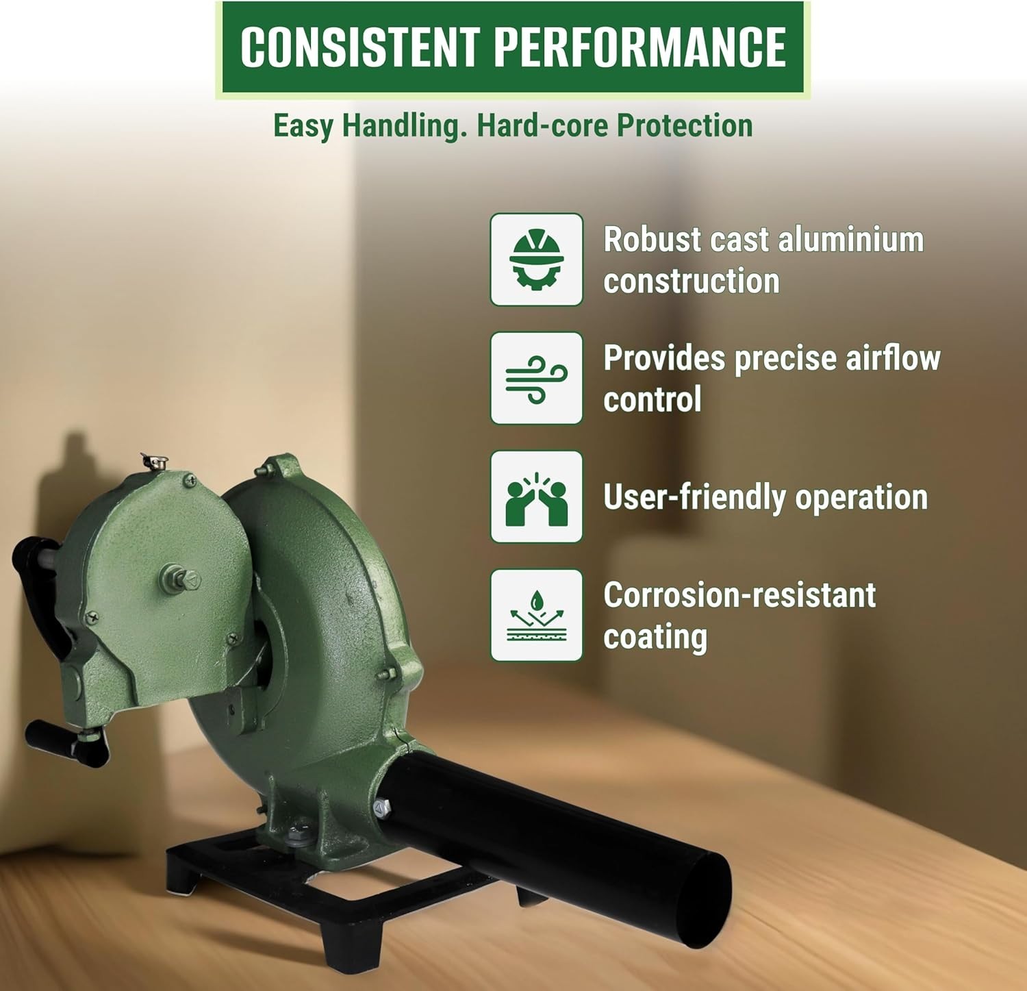Hand Crank Blacksmith Forge Blower Manual Fan
