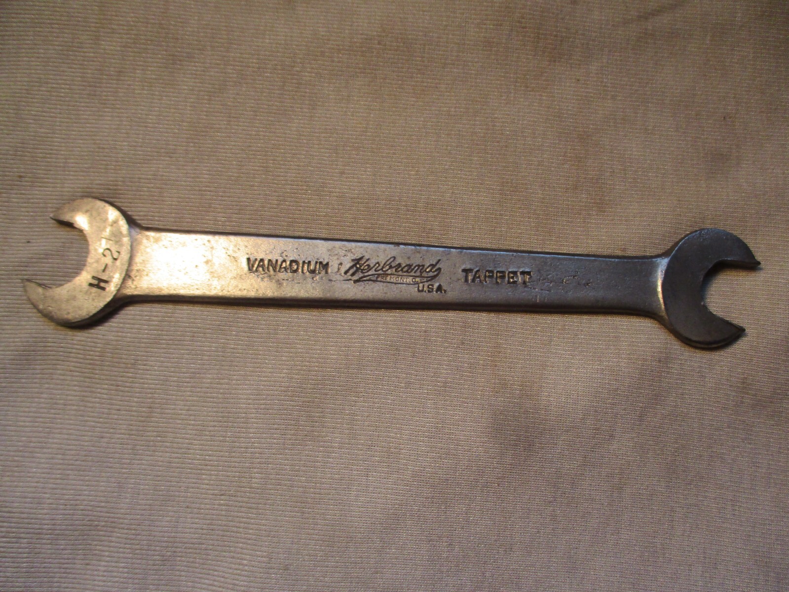 HERBRAND TAPPET WRENCH H2 9/16″ X 1/2 DBL OPEN END WRENCH USA MADE