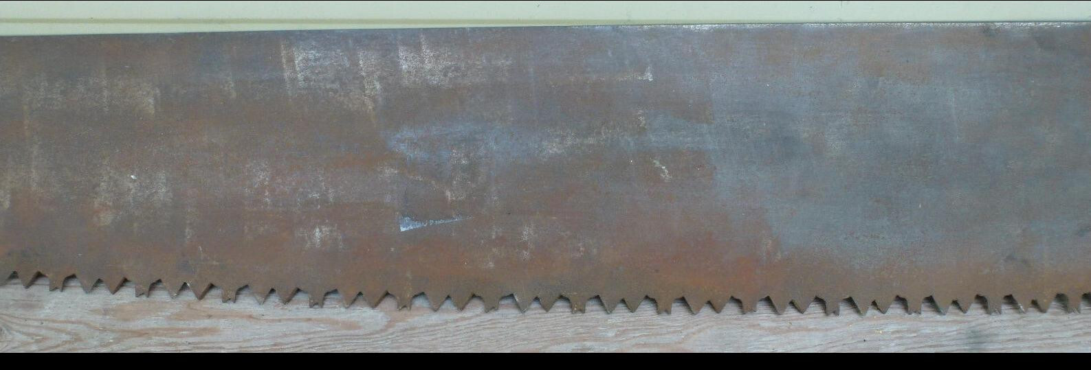 Crosscut Saw 54” Blade vintage 1 2 man log wood tree hand one two