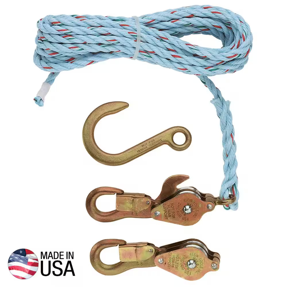 Block and Tackle Spliced to Cat. No. 268 Block