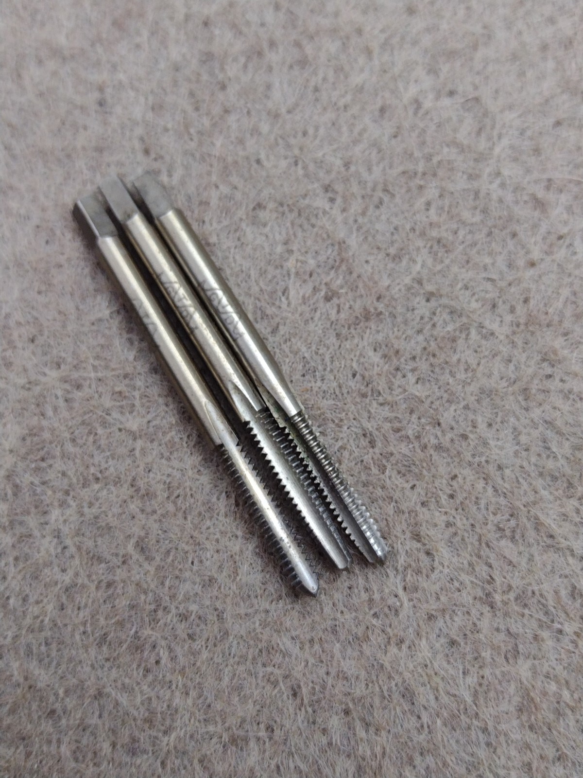 Greenfield USA GTD 6 – 32 NC Tap Set Taper Plug Bottoming Hand Taps High Speed .