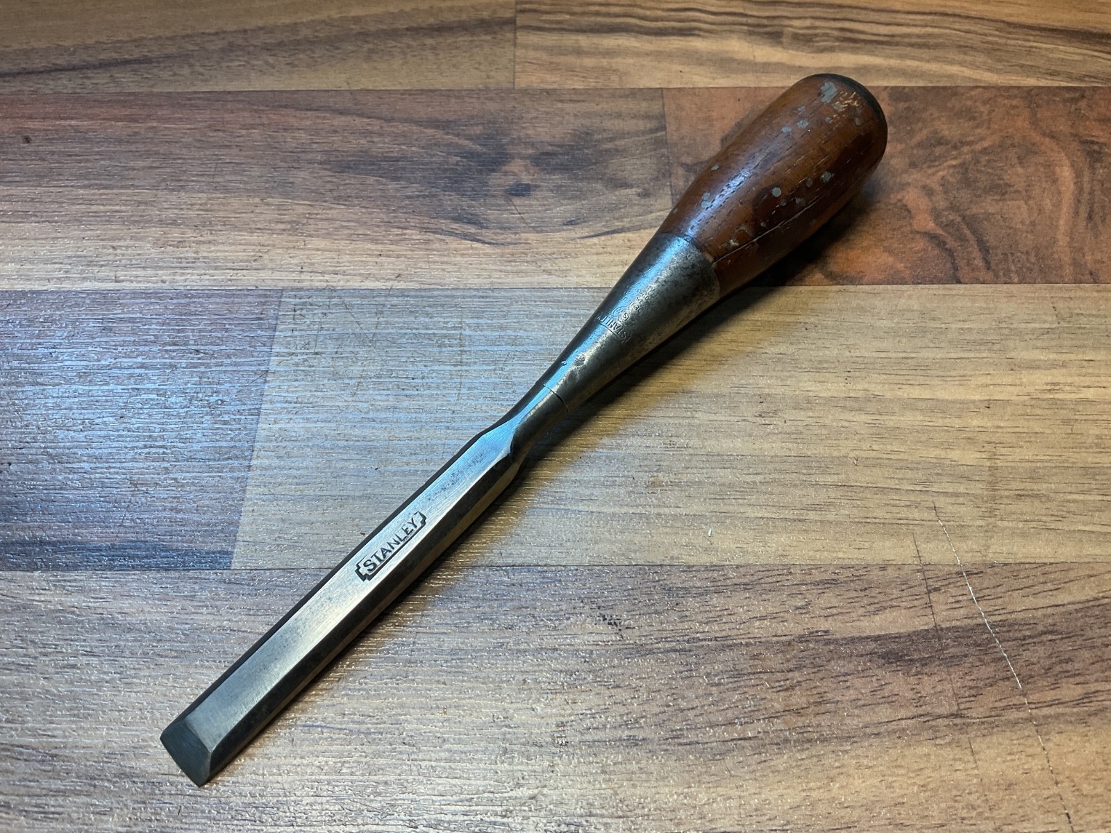 Vintage STANLEY “SWEETHEART” 1/2″ Wide Socket Chisel Wood Chisel EVERLASTING