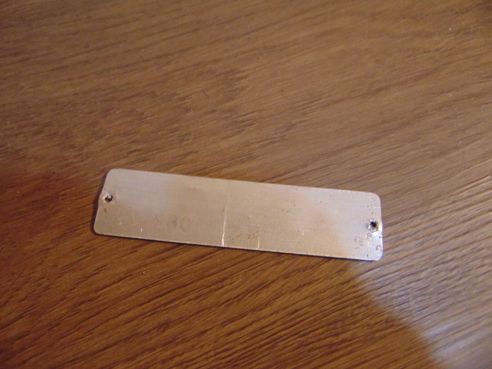 Delta Rockwell 37-290 4″ Deluxe Jointer Rectagular Metal Serial Tag Name Plate