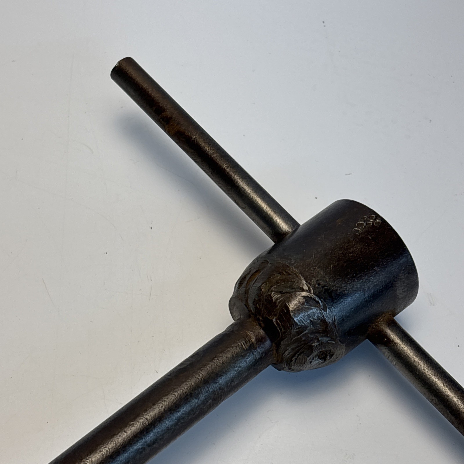 Vintage Slide Hammer Auger Screw Puller 7 lb Heavy Duty T-Handle