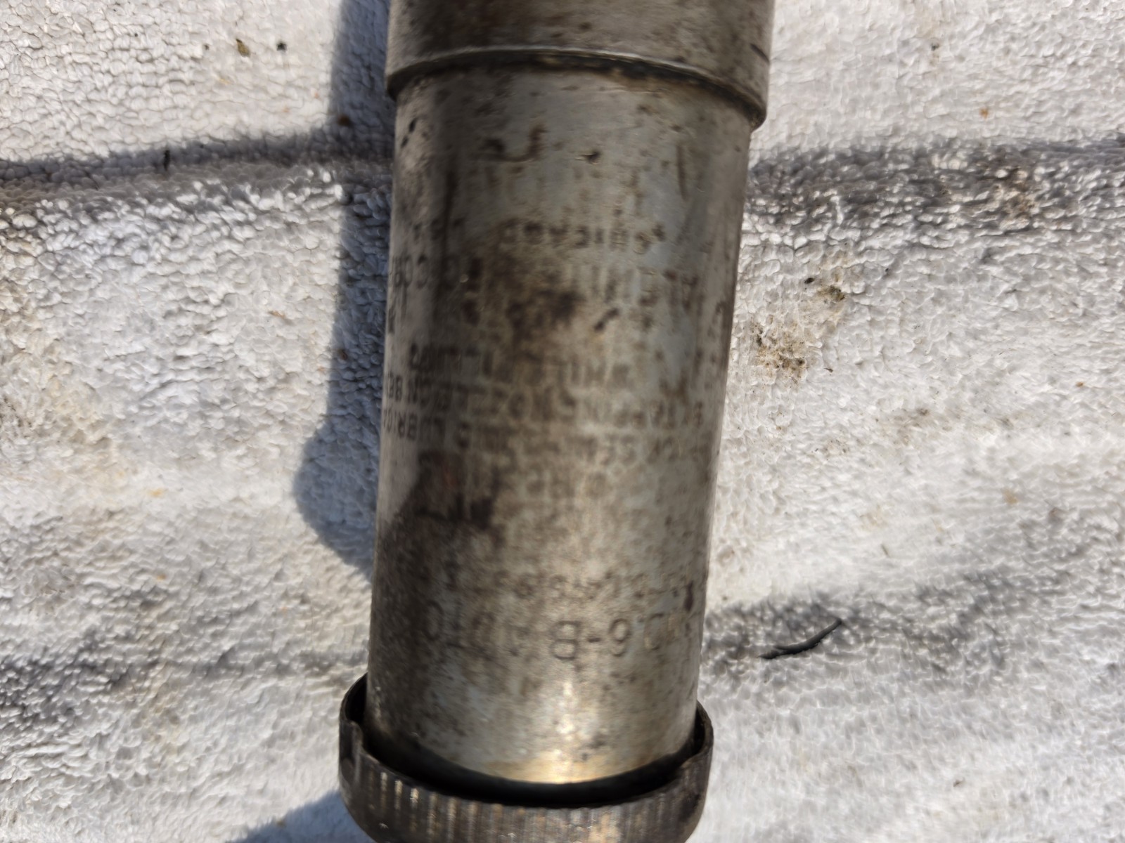 Vintage Allenite Push Type Grease Gun Bassick Mfg Chicago Patent 1923 USA