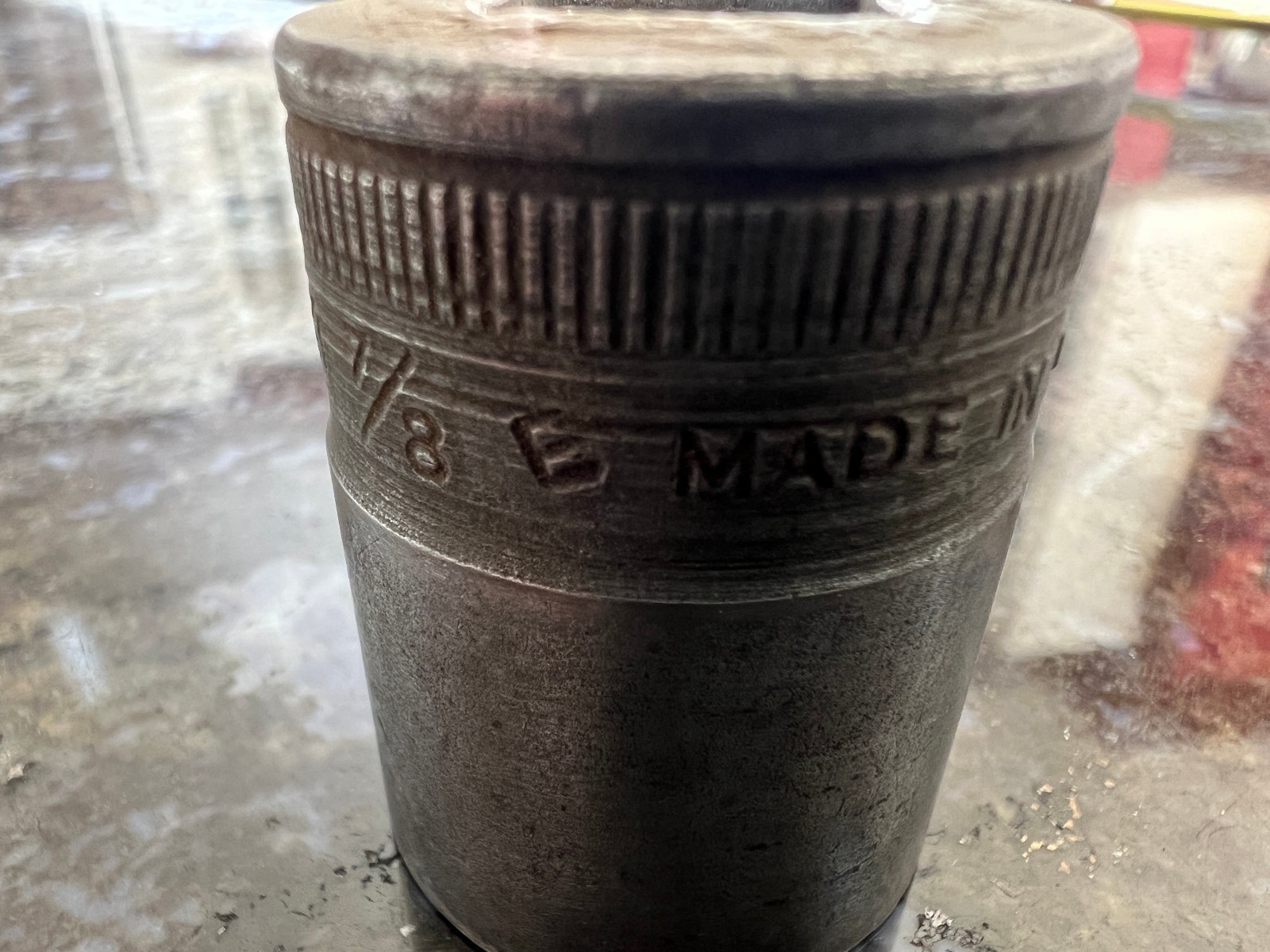 Vintage Snap on SW280 7/8” 12 Point 1/2” Drive Socket USA