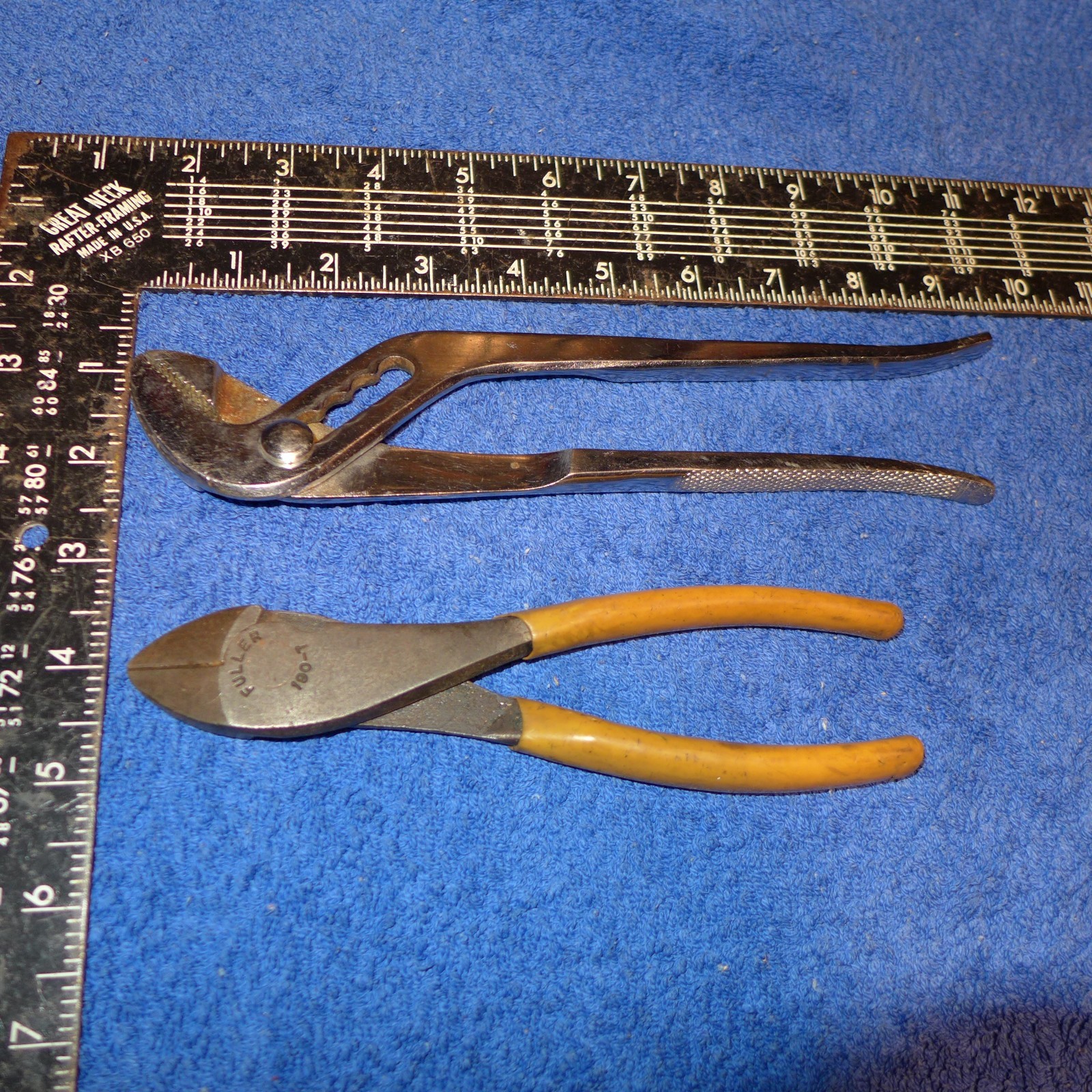 Fuller 190-7 cutting pliers and 197 water pump pliers