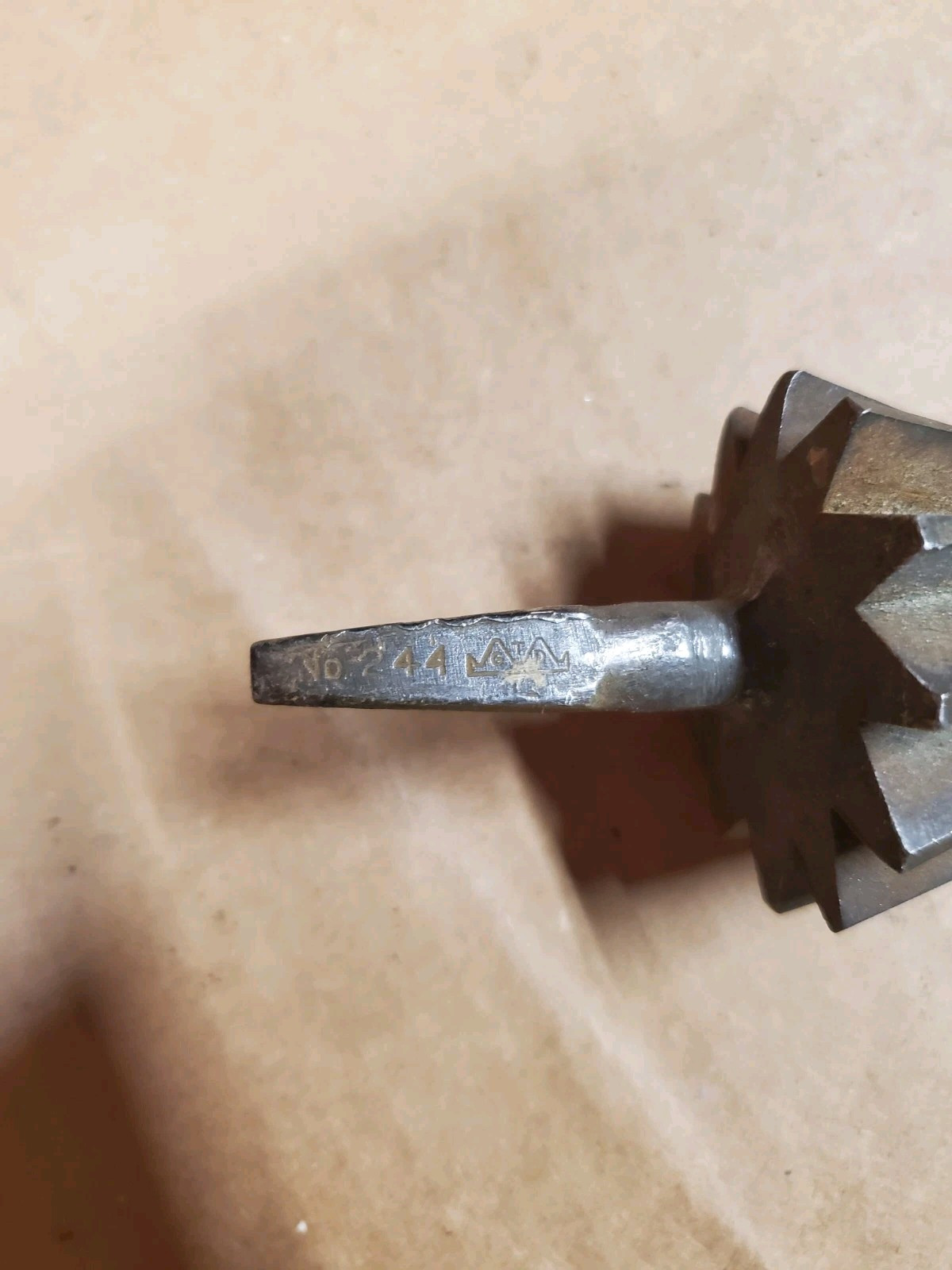 Vintage GTD #244 Pipe Reamer Bit/Brace Bit/ Hand Drill Bit Made In USA