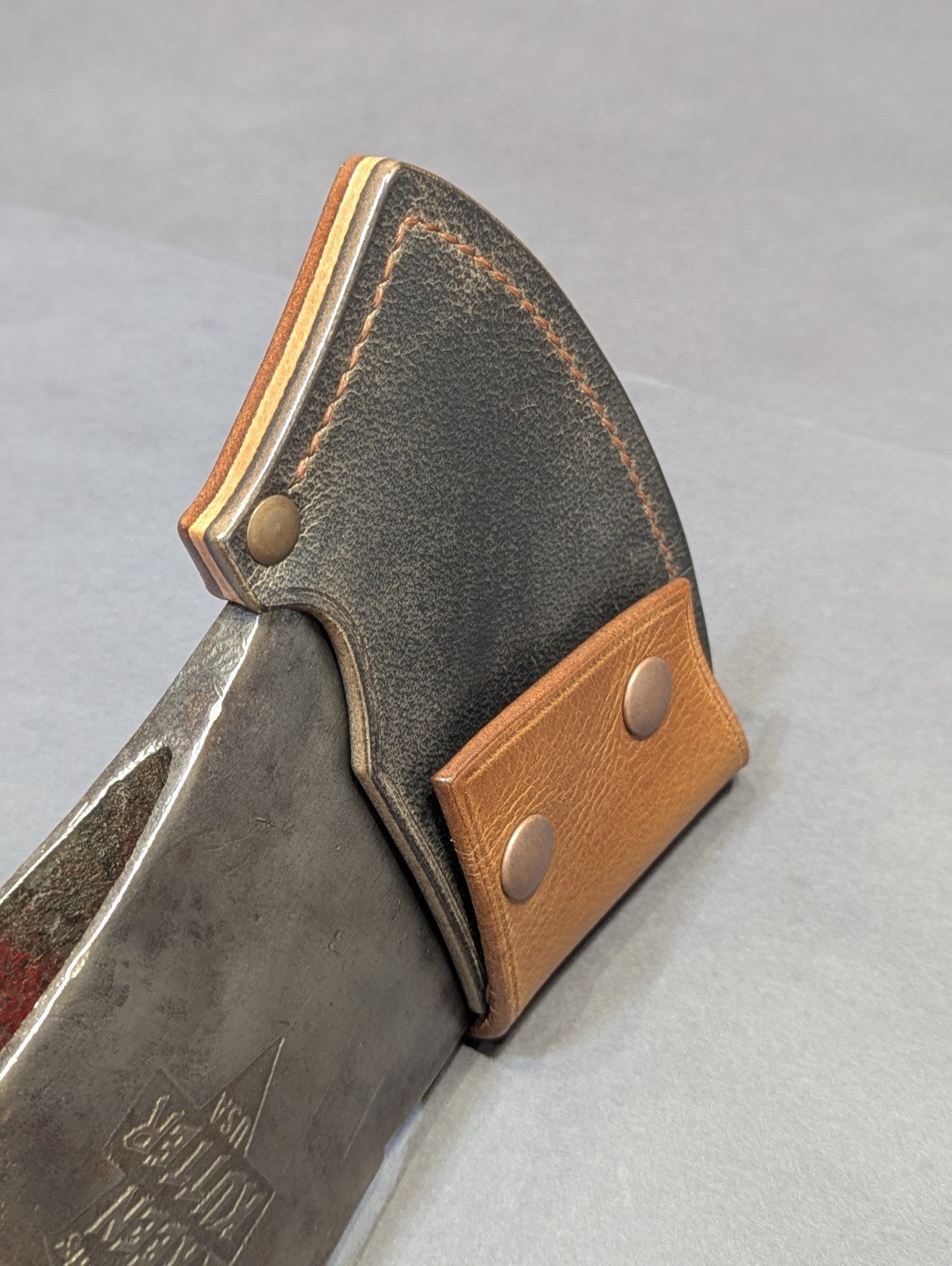Keen Kutter Connecticut Pattern Axe Handmade Leather Axe Mask “Only” Read Desc.