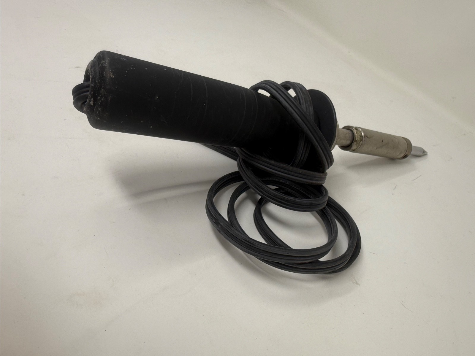 Vintage SOLDERING IRON Wood Handle & Copper Head 110-120 Volts Tested
