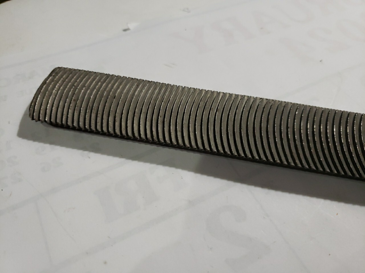 Vintage Heller USA 12” Inch Vixen Rasp File Half Round Milled Automotive Tool